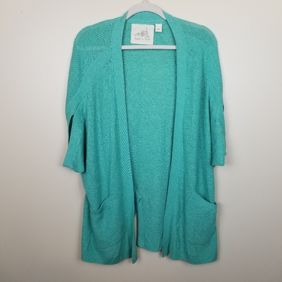 | Anthro | Angel of the North Open Knit Cardigan - Picture 1 of 6